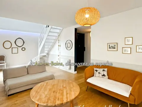 Superbe T3 duplex à 800 m du lac