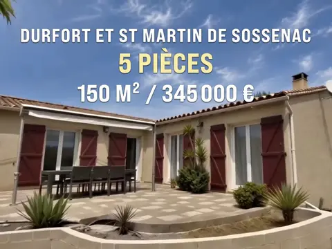 Maison à vendre - 5 pièces - 150 m2