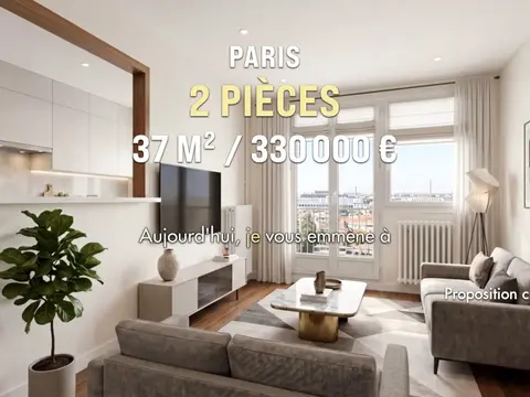 Appartement Paris 2 pièces 36 m2