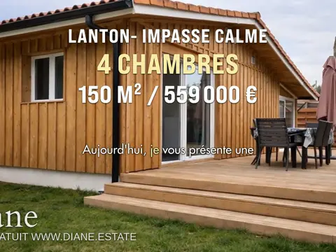 Maison à 800m de la plage
