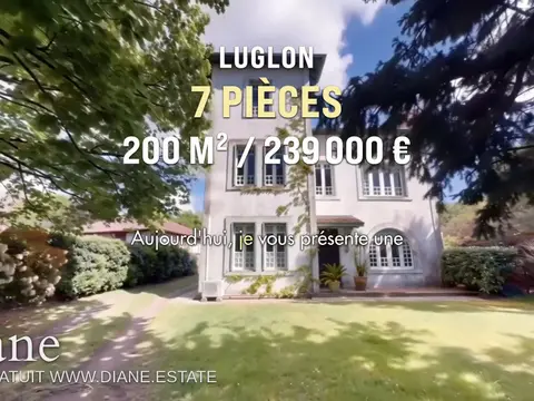 Demeure de charme 1920 au cœur de Luglon