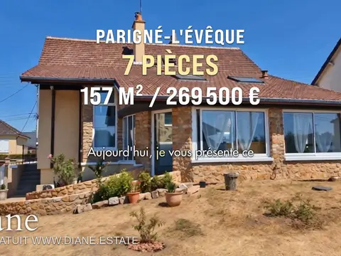 Pavillon à Parigné-l'Évêque