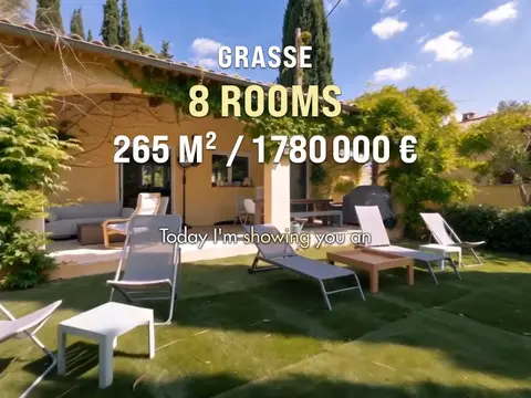 PROPRIÉTÉ ÉQUESTRE À GRASSE LIMITE MOUANS-SARTOUX