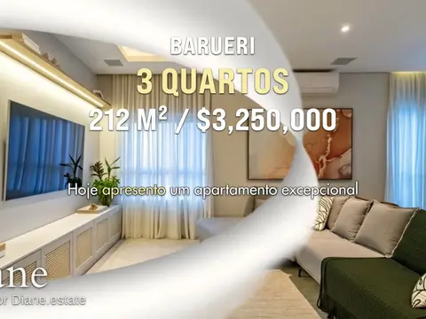 Apartamento à Venda - Alphaville, 3 Quartos, 212 m² - Barueri