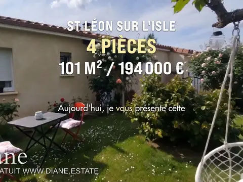 Maison entre ville et campagne