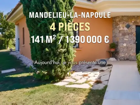 Maison de plain pied avec piscine