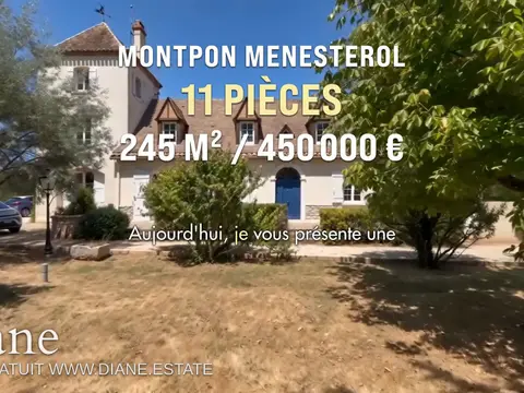 Maison périgourdine de prestige au coeur de Montpon Menesterol