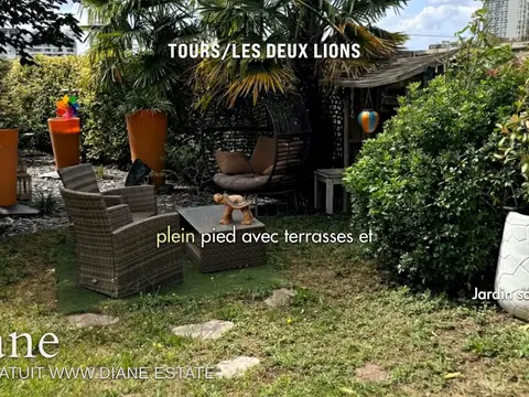 Appartement de 76m2 en Rez de Jardin