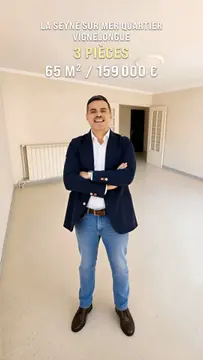 Aux portes de Six Fours les Plages très belle appartement T3 de 65 m2