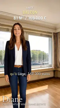 Charmant appartement sur les quais à Liège