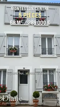 Charmante maison de ville