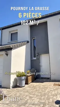 Pournoy-la-Grasse – Maison de 2018, 4 chambres, DPE B, aucun travaux à prévoir