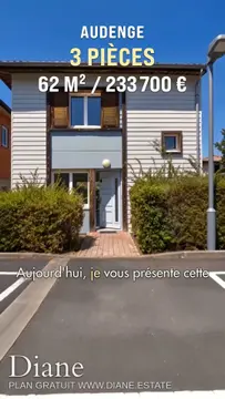 Maison t3 à audenge 