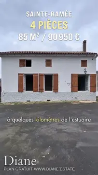 Maison Charentaise à rénover