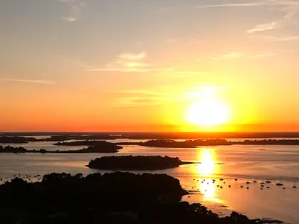 Vue panoramique sur le Golfe du Morbihan (1)