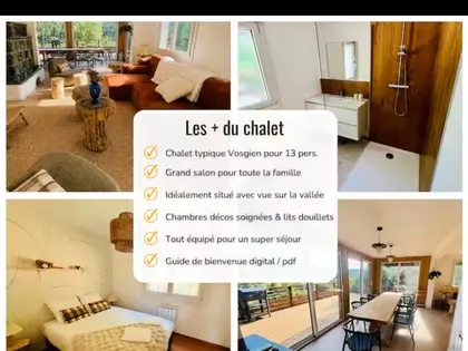 Chalet prestige - vue panoramique - 13 pers - proximité de Gérardmer et Longemer  (41)