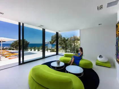VUE MER INCROYABLE pour cette Villa   EXCEPTIONNELLE  de  style Ibiza, avec Ascensseur. (7)